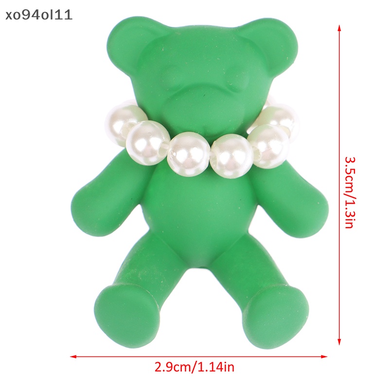 Xo 1:12 Miniatur Rumah Boneka Warna Beruang Mutiara Ornamen Aksesoris Rumah Boneka&amp; Aksesoris Pakaian Dekorasi OL