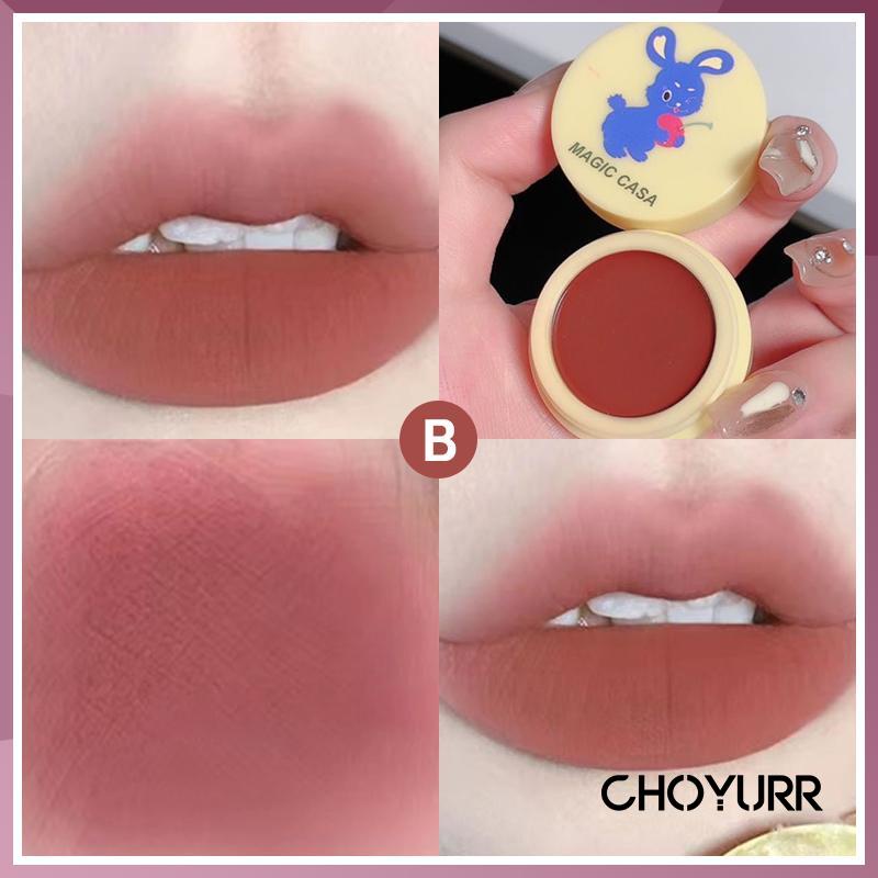 【COD】MAGIA CASA Lip Mud Animal Park Lip Clay Dual Use Lip &amp; Cheeck Lip Cream Portable Canned -CH