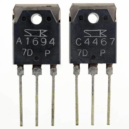 A1694 C4467 Sepasang Pasangan Transistor Power Sanken 2SA1694 2SC4467