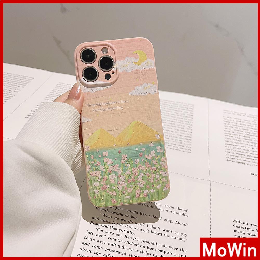 Case iPhone 14 Pro Max Case iPhone Lembut Mengkilap Lembut Film TPU Tahan Guncangan Casing Kamera Perlindungan Lukisan Cat Minyak Yang Indah Kompatibel dengan iPhone 13 Pro Max 12 Pro Max 11 Xr Xs Max 7 8