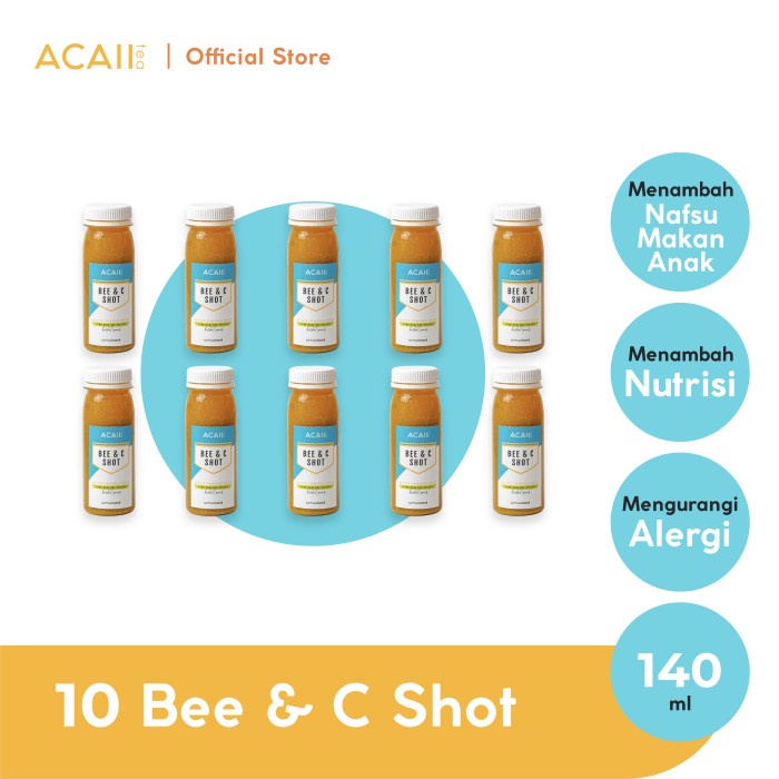 

N.E.W Acaii Tea 10 Bee & C Shot Package (10x125ml)