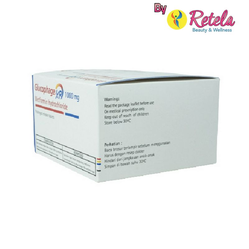 GLUCOPHAGE XR 1000 MG STRIP 10 TABLET