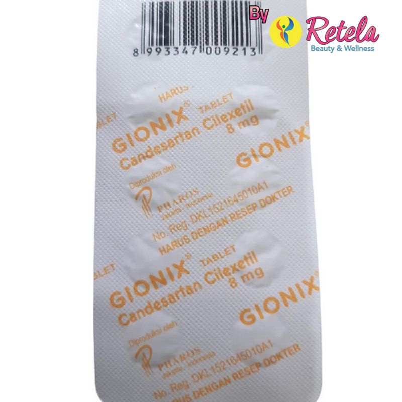 GIONIX 8MG 1 STRIP 10 TABLET