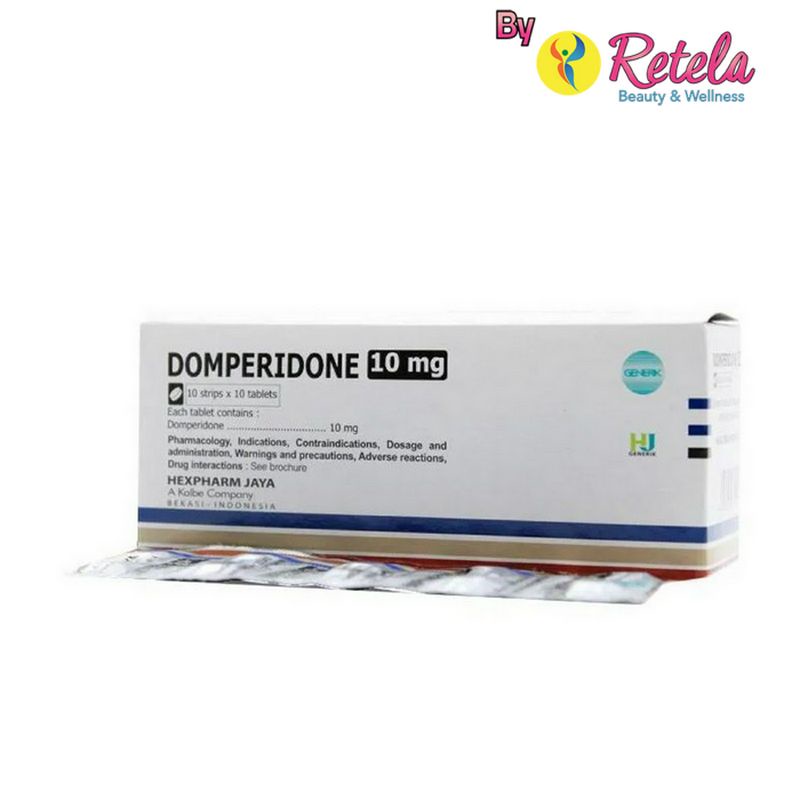 DOMPERIDONE 10MG 1 STRIP 10 TABLET