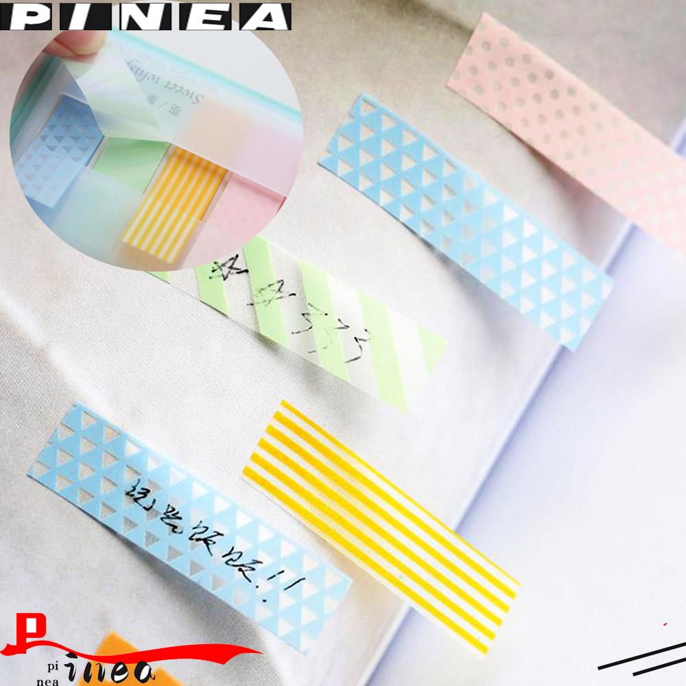 Nanas 2pcs Warna Acak Sticky Notes DIY Lucu Colorful Paster Stiker