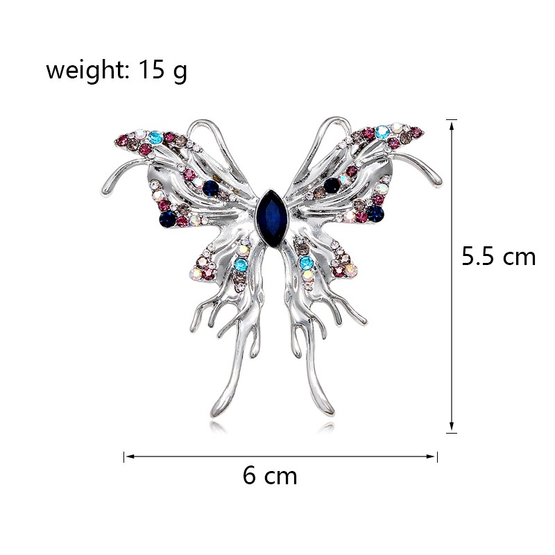 [FRA] Kupu-kupu Bros niche Kepribadian high-end Grosir Cair pin Kupu-Kupu Temperamen all-match Berlian Imitasi Korsase Bros
