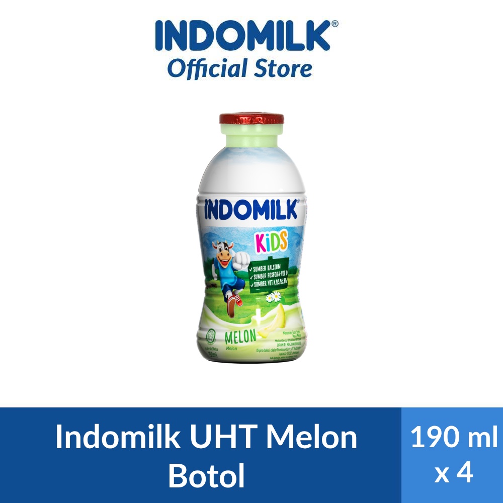 

Indomilk Melon Botol 190ml x 4