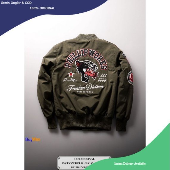 Phillipworks Army Phanter Bomber / BuyMax / Phillip Works / Jaket PhillipWorks
