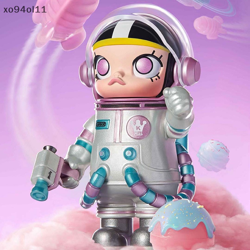 Xo SPACE Molly MEGA COLLECTION Series Box Figure Mainan Mini Lucu Molly Limited Figuri OL