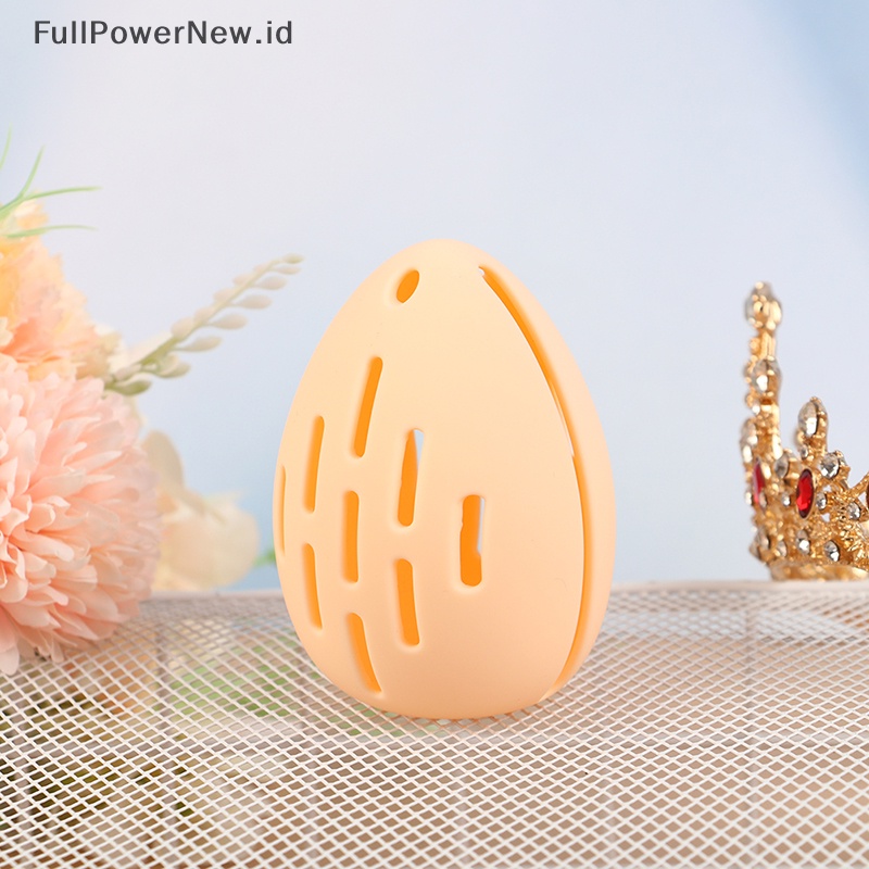 Power 1Pcs Tempat Spons Makeup Silikon Ramah Lingkungan Multi Lubang Beauty Blender ID