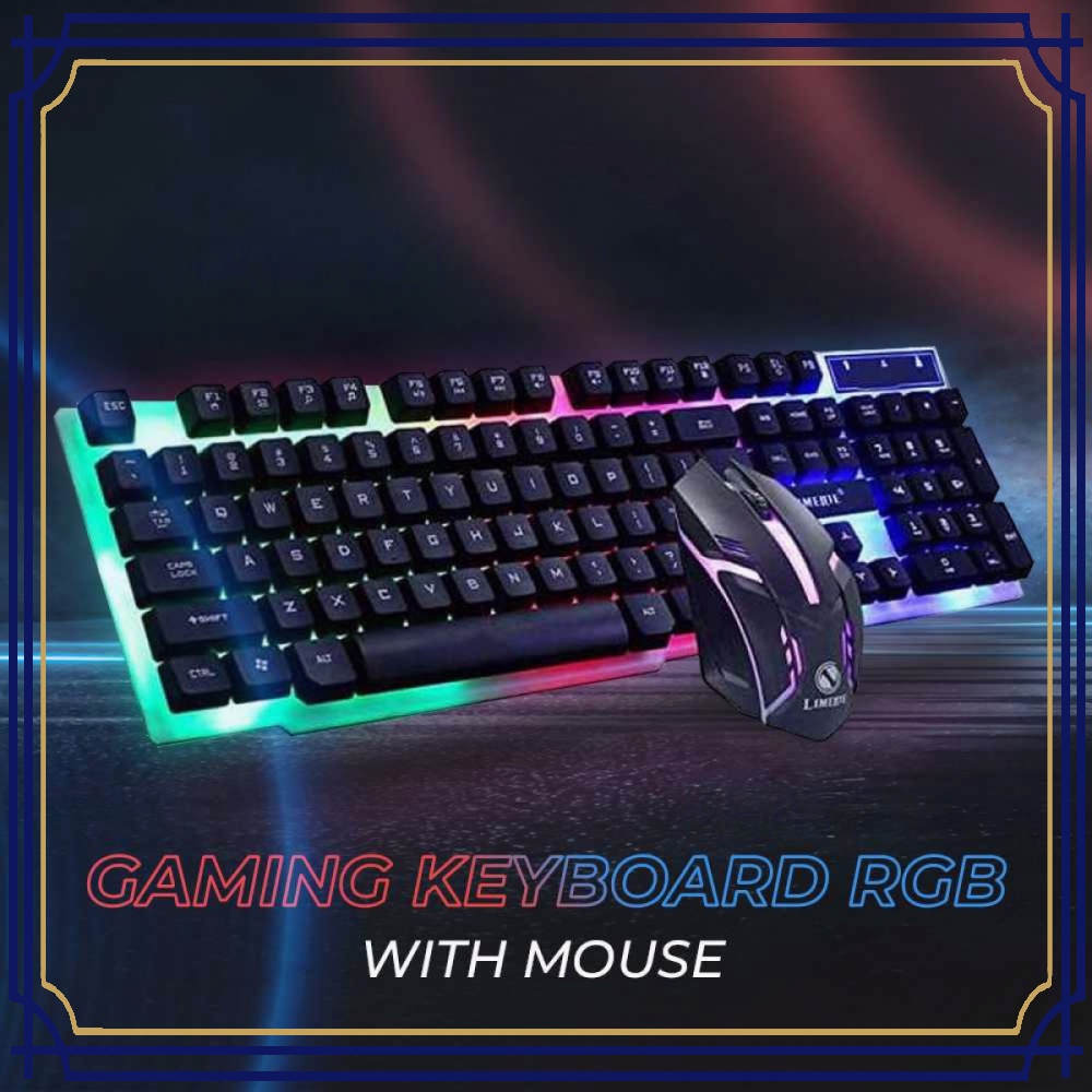 Combo Gaming Keyboard RGB with Mouse KB023