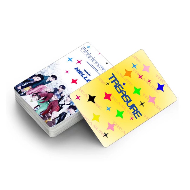 55pcs/box TREASURE Photocards THE SECOND STEP : CHAPTER ONE Album JIKJIN LOMO Card Postcard ((In STOCK) Kpop fan)