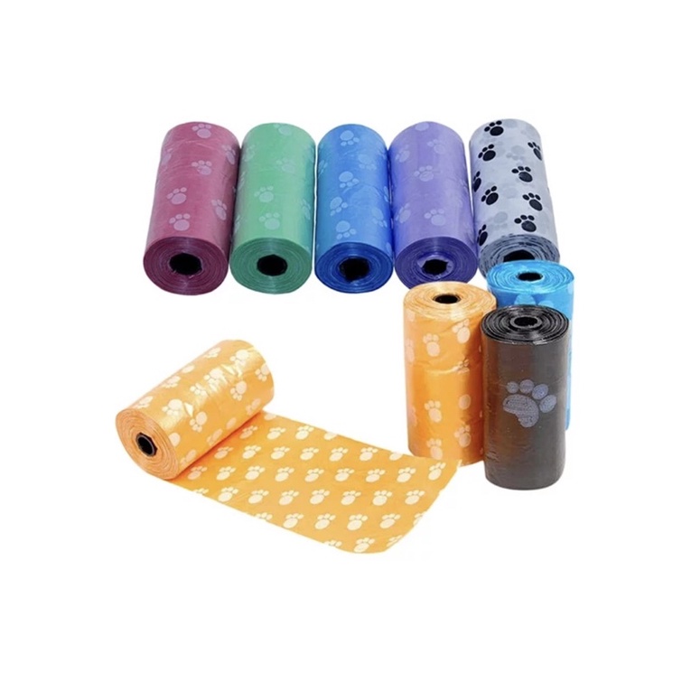 Poop bag Kantong plastik sampah Refil pet kucing anjing tempat kotoran organik hewan 1 roll 15pcs DIVA STORE