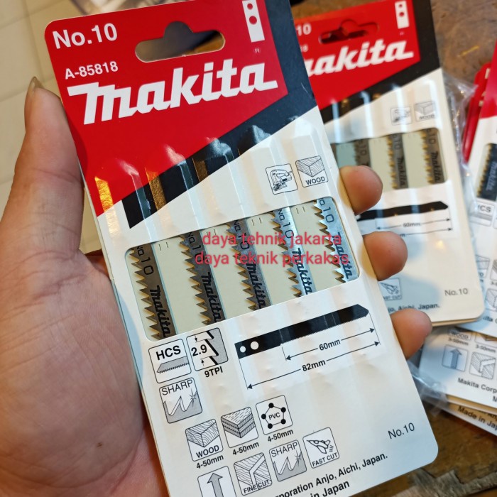 makita jig Saw Blade no 10 (1 pak ) / mata jig Saw makita no 10 dtj