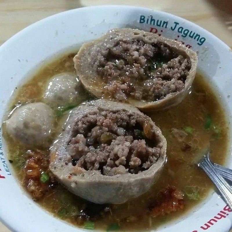 PER 1 BAKSO SAPI JUMBO ISI DAGING CINCANG ASLI SOLO ENAK FRESH BERGIZI BASO ACI TANPA BUMBU