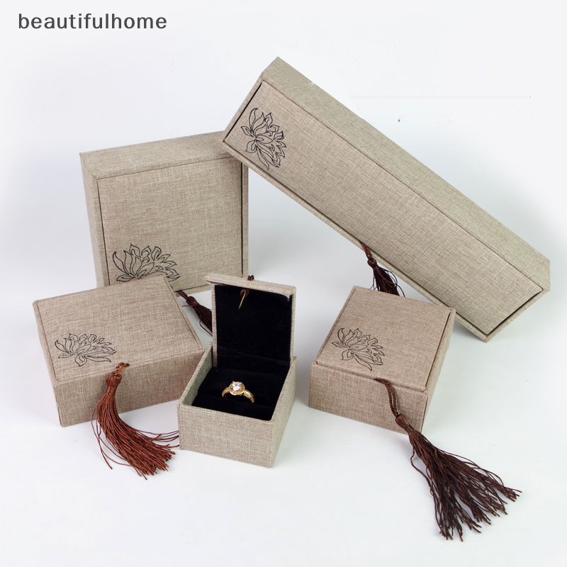 {beautifulhome} Kotak Hadiah Penyimpanan Organizer Perhiasan Kalung Anting Cincin Box Jewellry Packaging.