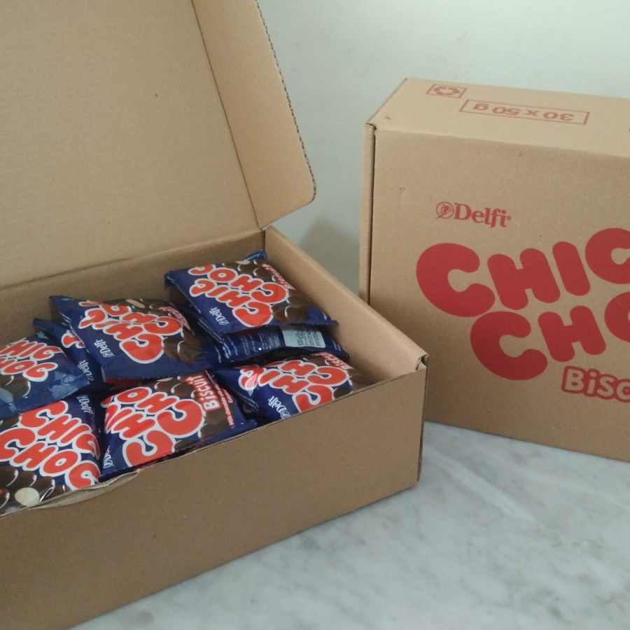 

Chic Choc Delfi Coklat Biskuit DUS isi 30 pcs x 40 gram HALAL