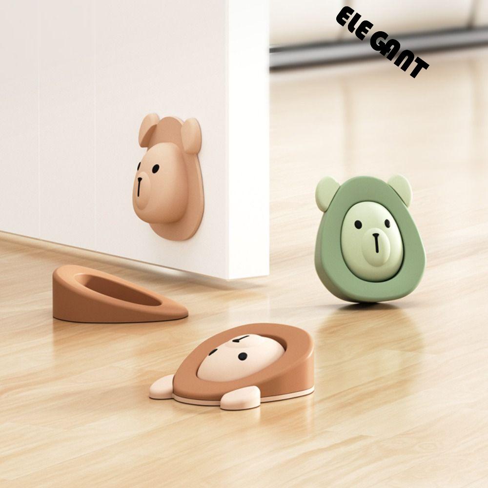 [Elegan] Door Stopper Silicone Figure Catcher Baby Safety Protector Guard Wedge Blok Pintu