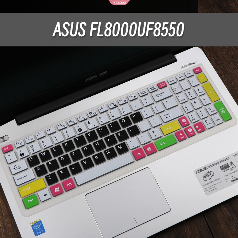 Asus FL8000UF8550 Cover Keyboard Laptop Protecter Notebook Keyboard Film 15.6 inch Silikon Tahan Air Debu [ZXL]