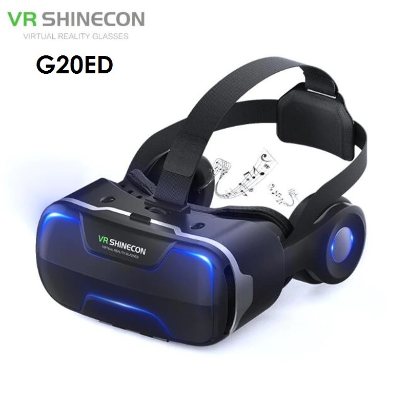 AKN88 - VR SHINECON G02ED - 3D Virtual Reality Glasses with Headphone