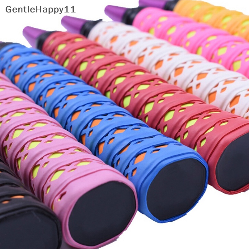 Gentlehappy Serap Keringat Raket Tape Anti slip Handle Grip Untuk Badminton Squash Band New id