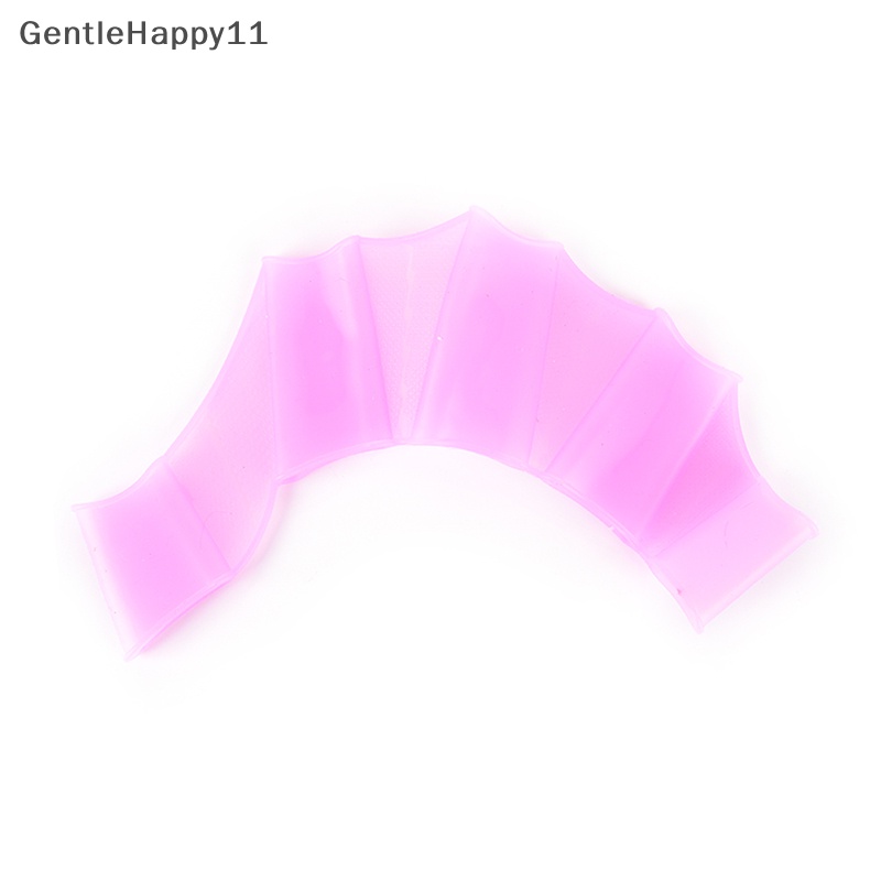 Gentlehappy Silicone Swim Hand Fins Kolam Renang Half Finger Flippers Swim Training Web Gloves id