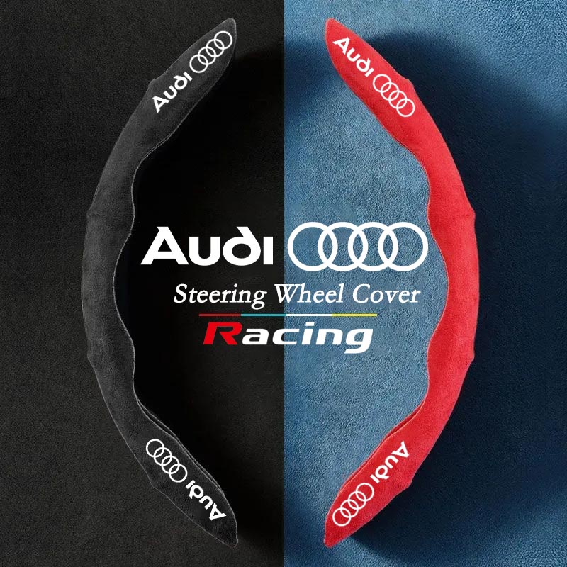 Audi Cover Setir Mobil Bahan Kulit Suede Untuk A1 A2 A3 A4 A5 A6 A7 A8 S3 S4 S5 S6 S7 S8 Aksesoris