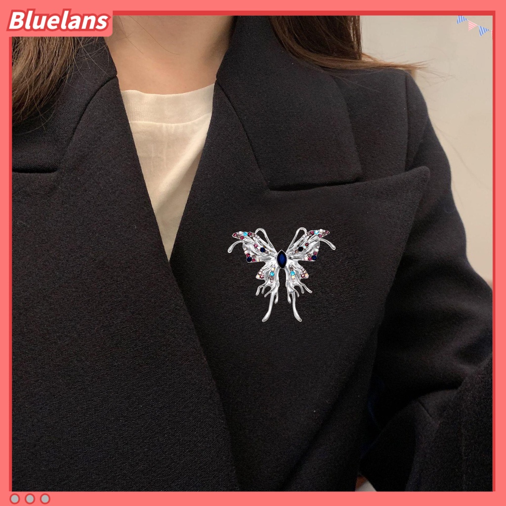 [BLS] Kupu-kupu Bros niche Kepribadian high-end Grosir Cair pin Kupu-Kupu Temperamen all-match Berlian Imitasi Korsase Bros