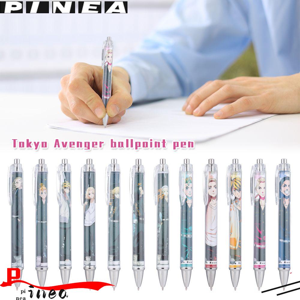 Nanas 0.5mm Bolpoin Tahan Lama Kreatif Alat Tulis Cosplay Anime Signature Pen