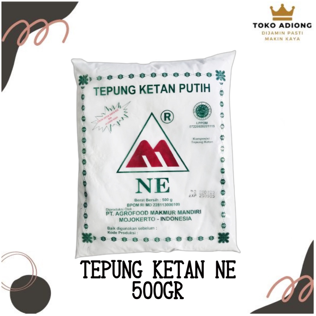 

TEPUNG KETAN PUTIH NE 500GR - tepung ketan kemasan 500gr