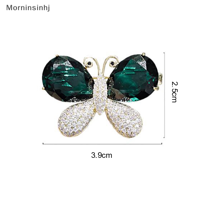 Mornin Bros Serangga Vintage Butterfly Brooch Pin Perhiasan Untuk Wanita Aksesoris Hadiah Aksesoris id