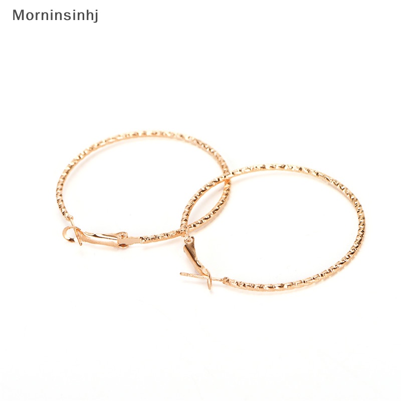 Mornin Elegan 6pasang Anting Set Berlian Imitasi Stud Bola Hoop Earrings Set Perhiasan Hot id