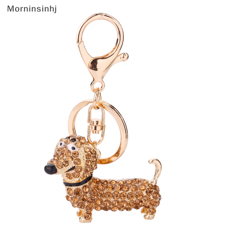 Mornin Fashion Dog Dachshund Gantungan Kunci Mobil Gantungan Kunci Pesona Liontin Keys Holder Keyring id