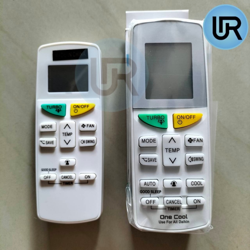 REMOT AC DAIKIN | REMOT AC DAIKIN MERK ONE COOL ORIGINAL | REMOT AC DAIKIN MERK MIC | REMOT AC UNIVE