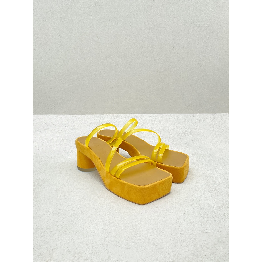 WATT Citrus Platform Heel - Yellow