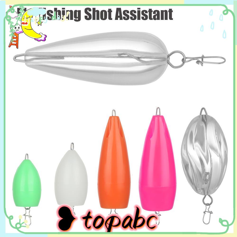 TOP 10pcs Asisten Tembakan Pancing Lalat Dengan pin Manik Panas Sinker Pembantu Cor Panjang