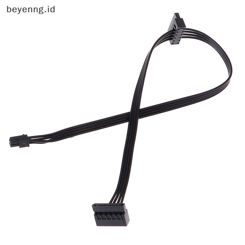 Beyen 1Pc 45CM mini 4pin Ke 2kabel power supply SSD Sata Untuk lenovo M410 M610 M415 ID