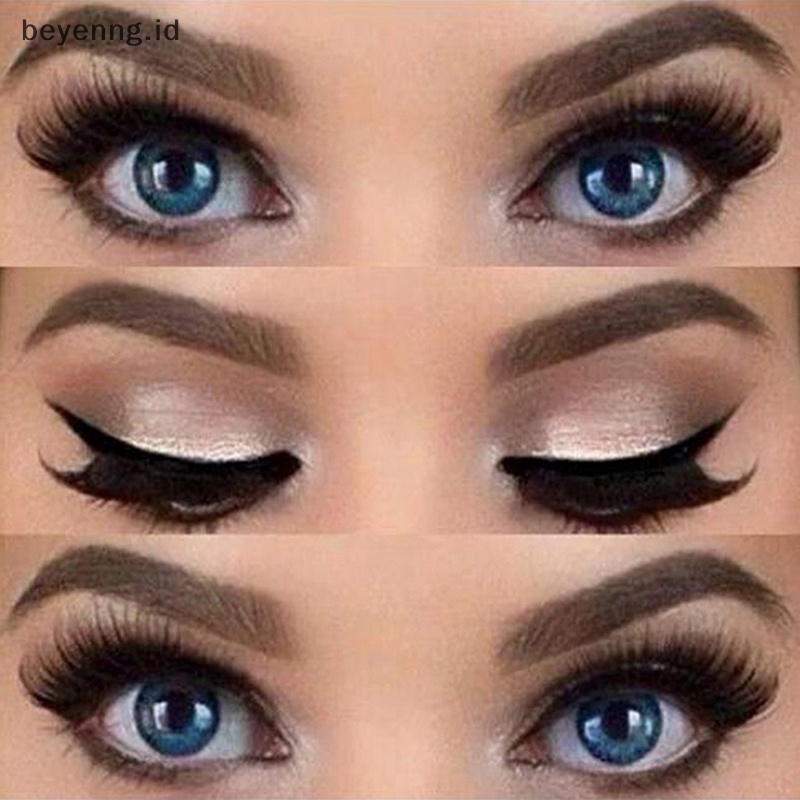 Beyen Eyeliner Model Stensil Alat Pembentuk Alis Template Kartu Eye Shadow Alat Makeup ID