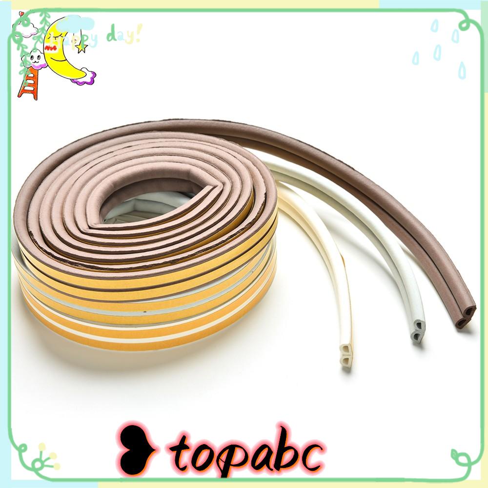 TOP 5m Seal Jendela Strip Karet Tape Weather Excluder Busa Spons