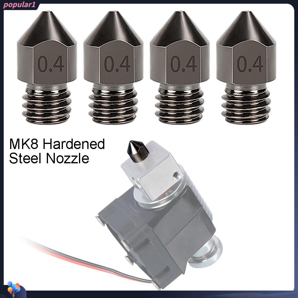 POPULAR Nozzle Sparepart Printer 3D Tahan Lama Untuk Ender-3 CR-10 MK8 Untuk Untuk Ender-3 CR-10