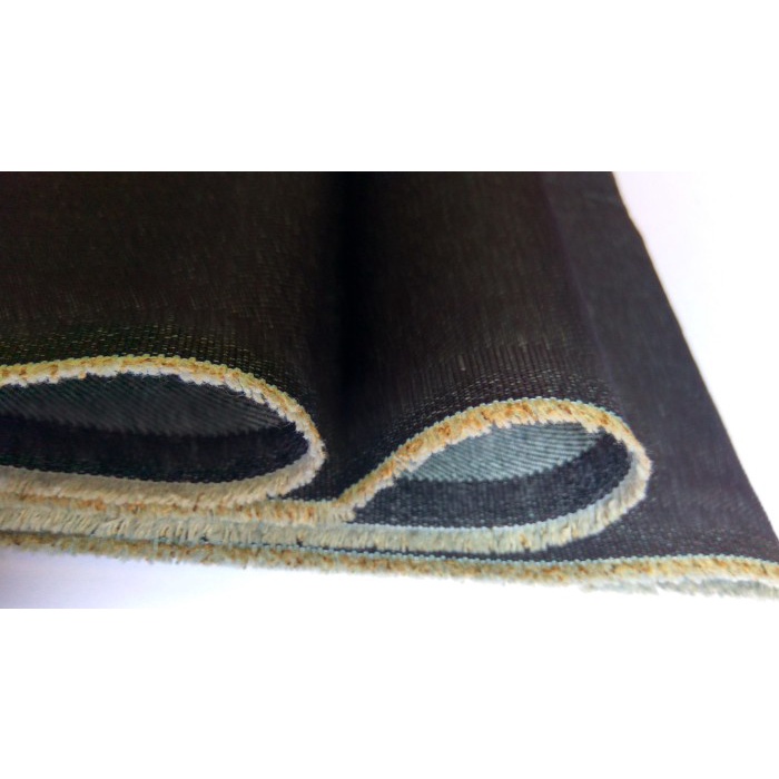 Kain Rigid Denim atau Jeans 14 oz Black Indigo