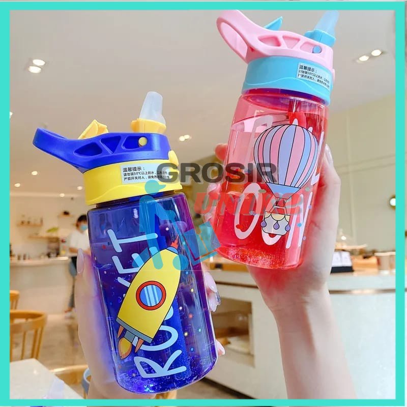 BOTOL BABY FLY 480ML BOTOL MINUM ANAK KARAKTER LUCU SEDOTAN