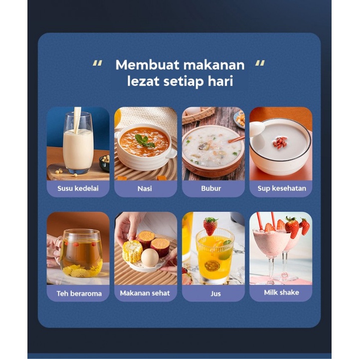 PNK23 KKTV KTYD-PBJ01B Alat Pembuat Susu Kedelai Blender 7 in 1 - 1.75L