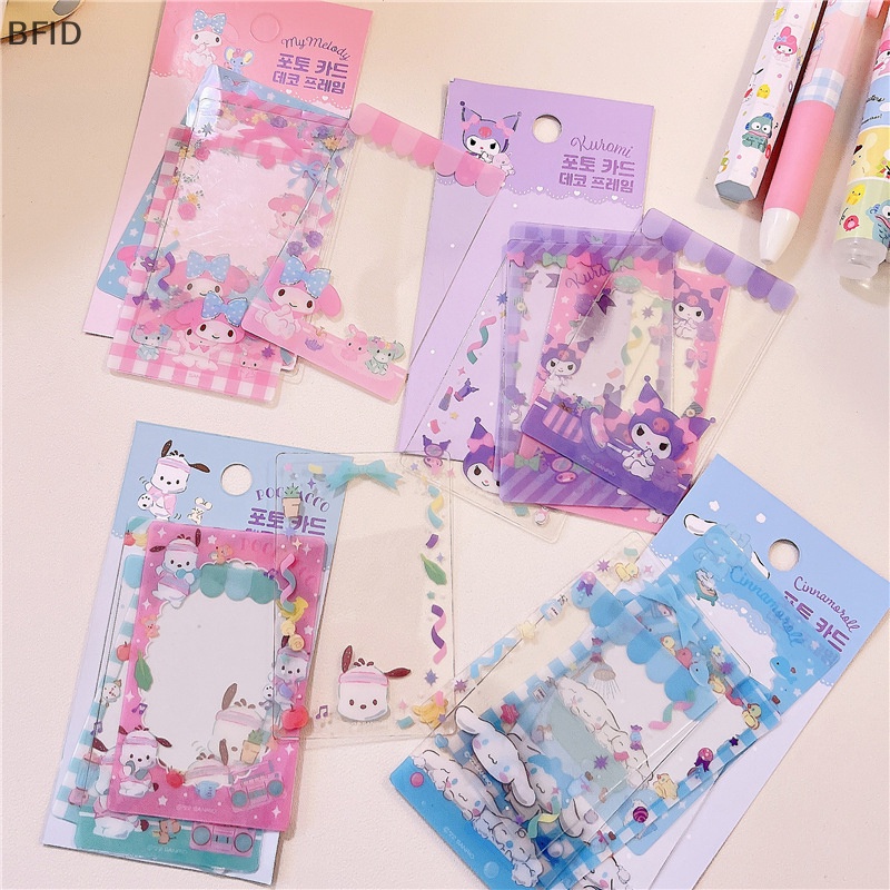 [BFID] 5pcs/set Kartu Transparan Kartun Lucu Dekorasi 3inch Idol Album Postcards Scrapbooking DIY Kolase Bahan Stiker Hadiah [ID]