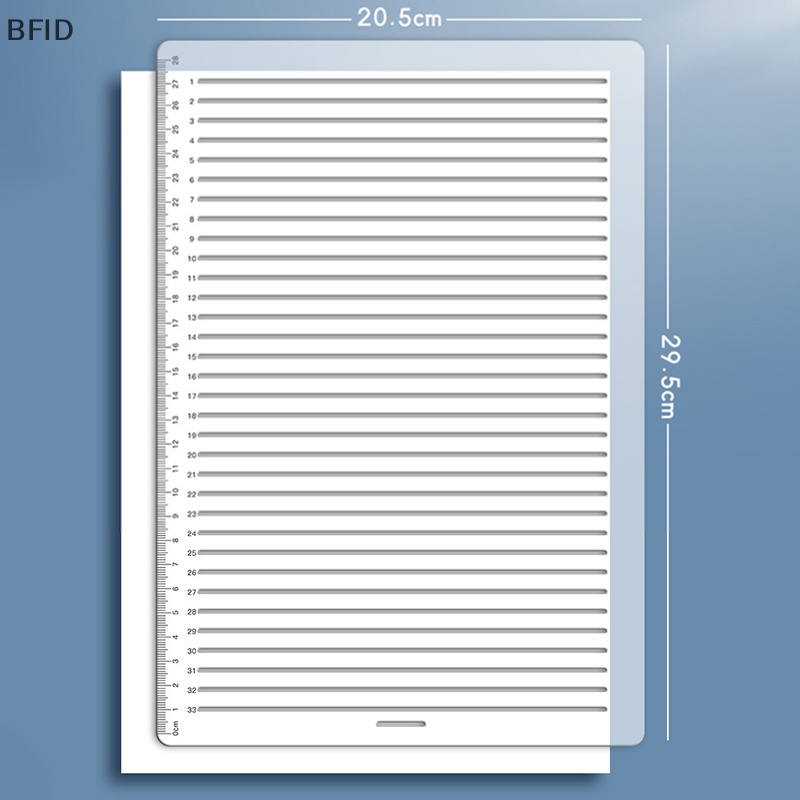 [BFID] Kaligrafi Transparan Stensil Dan Penggaris Template Wrig Garis Lurus Penggaris Bening Alat Wrig Template Geometri Alamat Amplop Panduan [ID]