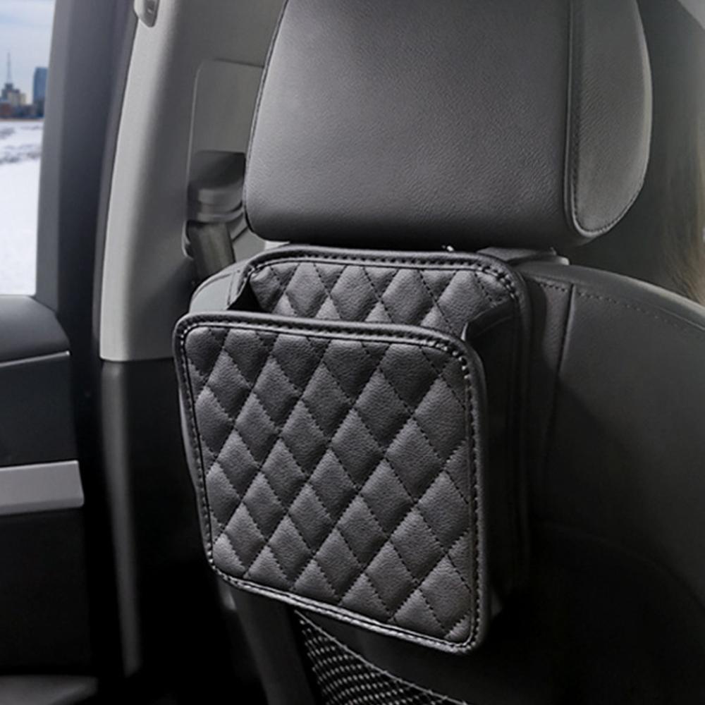 Openmall Car Back Seat Storage Box Car Storage Auto Untuk Ponsel Kantong Saku Pelindung Kursi Tas Gantung Anti Air T3X7