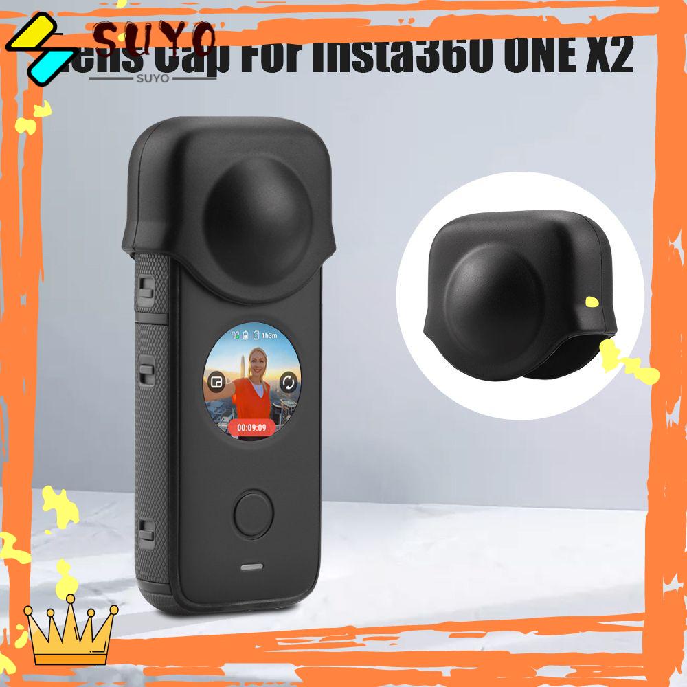 SUYO Lens Cover Pelindung Aksesoris Anti Gores Tahan Lama Untuk Insta360 ONE X2