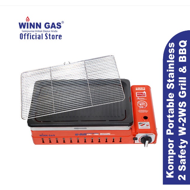 Griller + BBQ Portable Winn Gas W-2WS Grill & BBQ