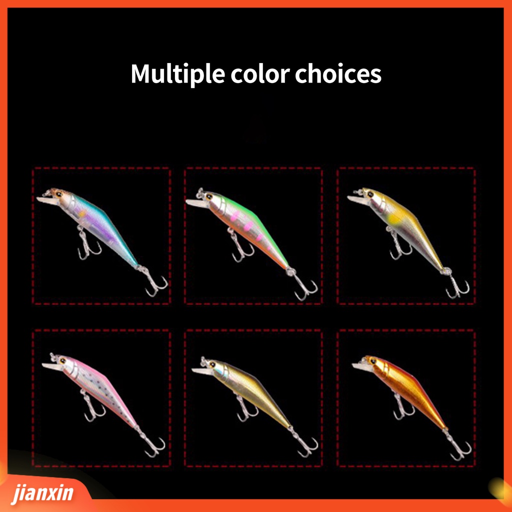 (In Stock) 8g/7cm Umpan Bionic Tajam Kait Simulasi Desain Merampingkan Realistis Angling Logam Tenggelam Air Umpan Umpan Memancing Aksesoris