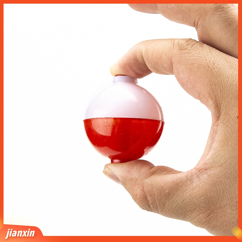 (In Stock) 12Pcs Pelampung Memancing Klasik Anti-Korosi Merah Putih Aneka Pelampung Bobbers Untuk Memancing